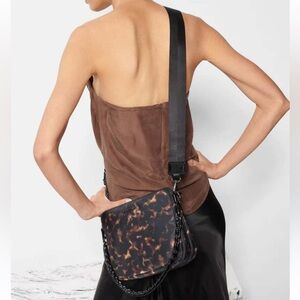 MZ Wallace Tortoise Bowery Crossbody Bag